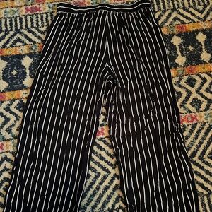 JCrew wide leg crop pants